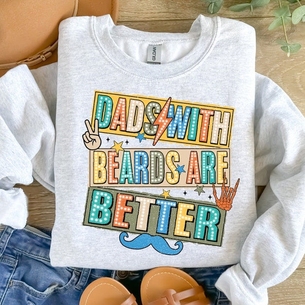 Dads with beards are better 37706 DTF transfer