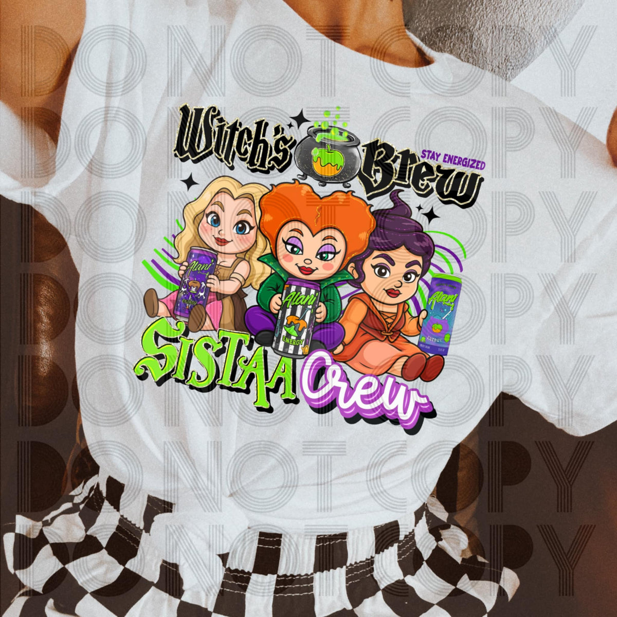 Witches Brew Sisters Crew HP (renewed) DTF transfer