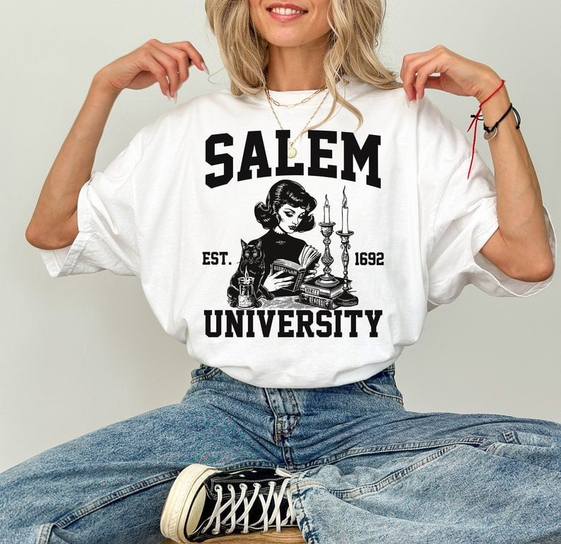 Salem university reading girl 37646 DTF transfer
