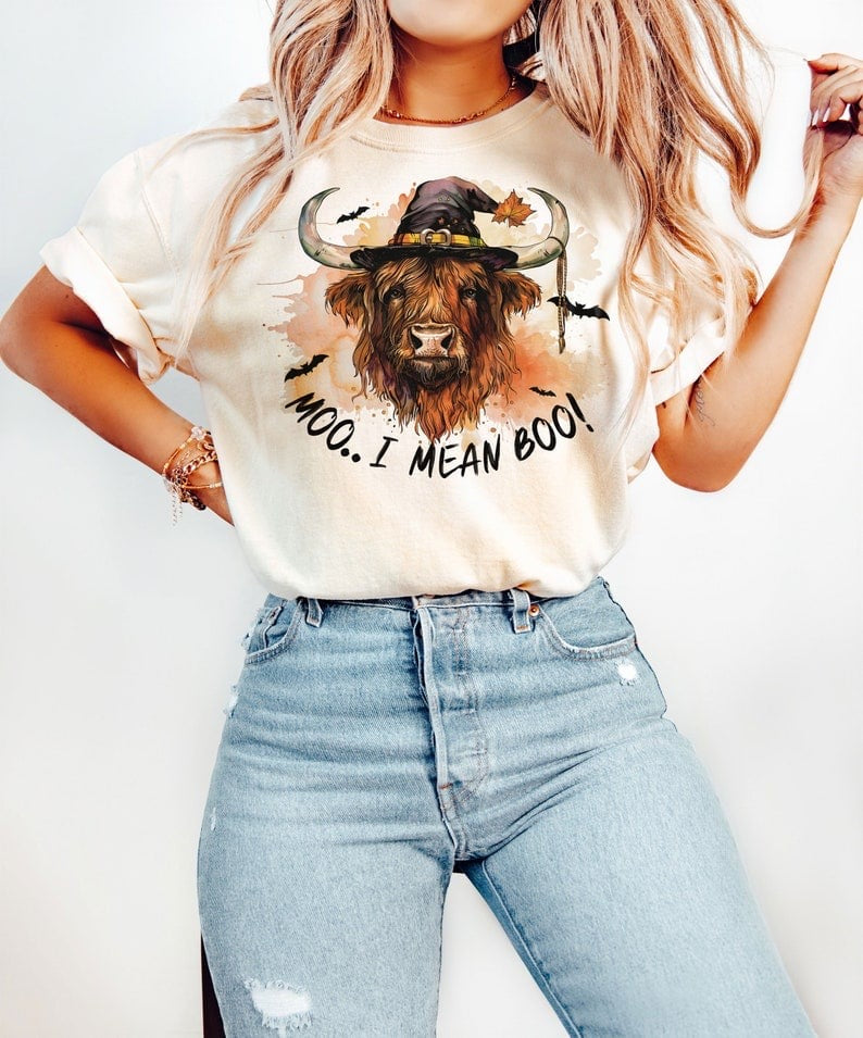 Moo… I mean boo 37645 DTF transfer