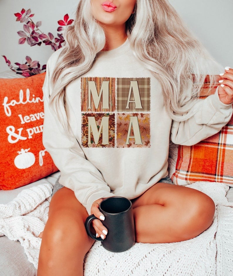 Mama fall blocks 37587 DTF transfer