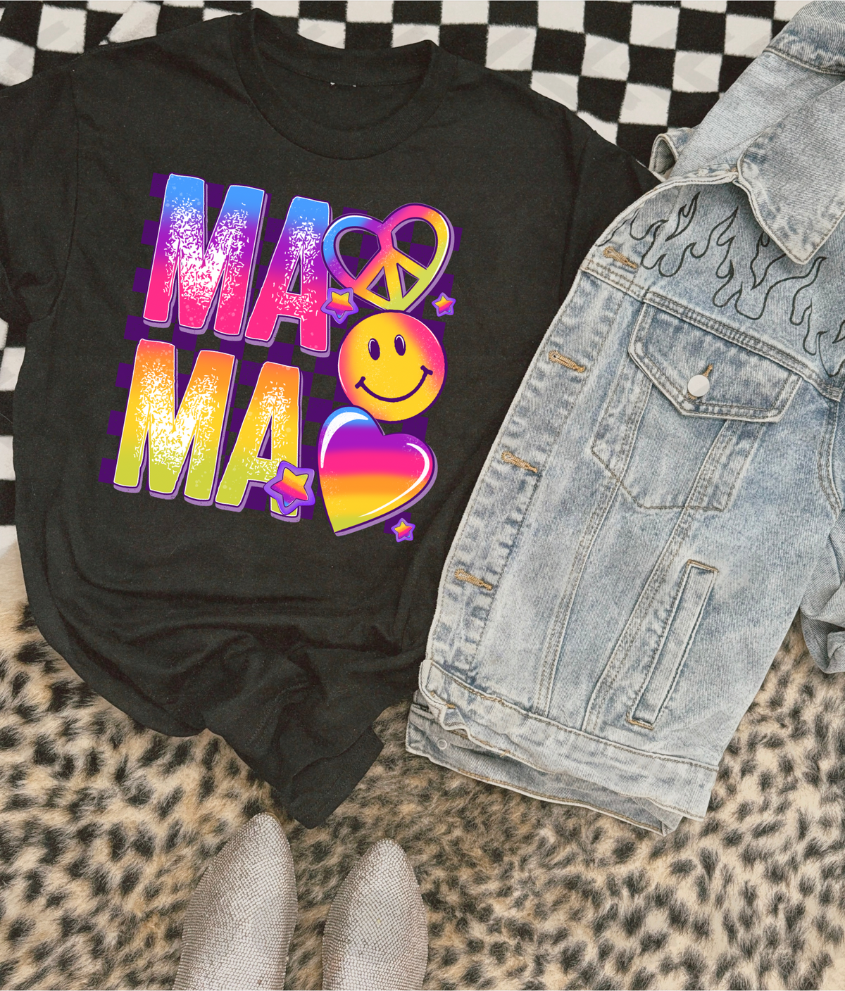 Mama Retro 90s Vibe 13822 DTF transfer