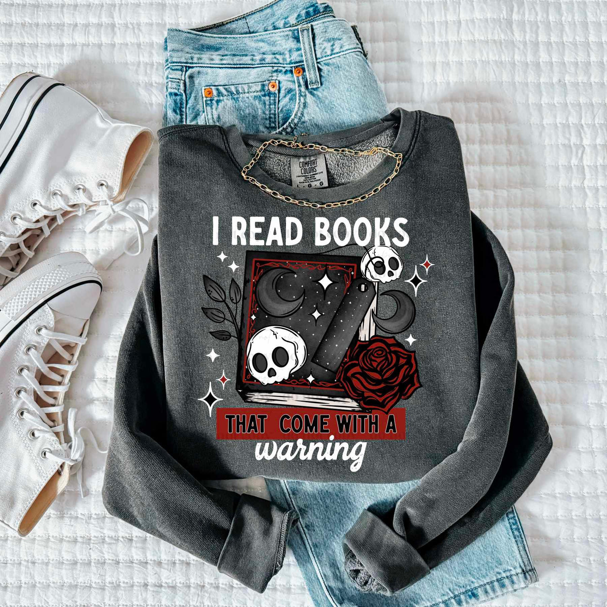 I read books that come with a warning WHITE (CSC) 75310 DTF transfer