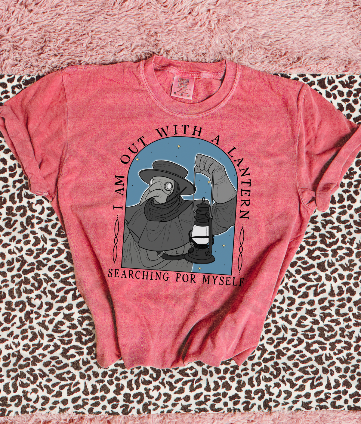 I am out with a lantern searching for myself 13818 (black) DTF transfer