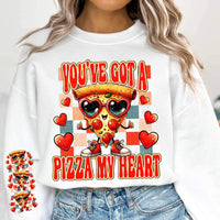 Pizza and hearts SLEEVE 19180 DTF TRANSFER