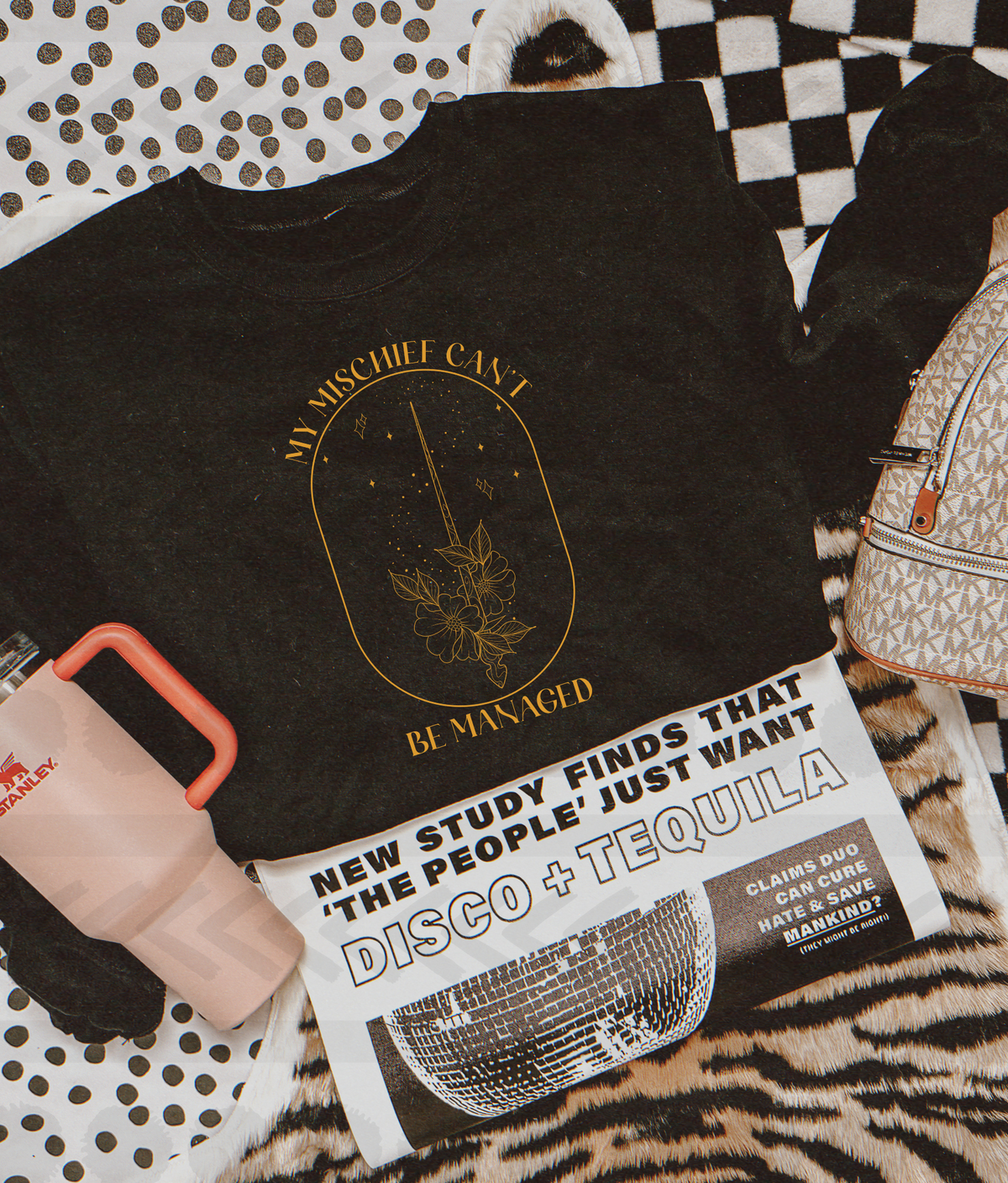 My mischief cant be managed (orange) 13806 DTF transfer