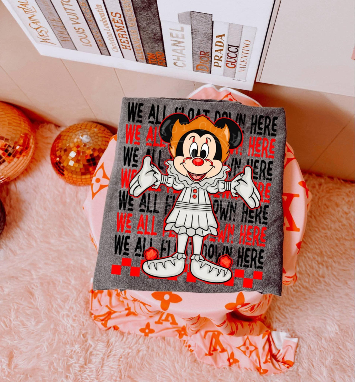 We All Float Mouse Clown (DDD) 111555 DTF transfer