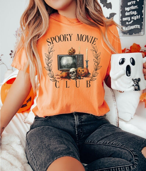 Spooky movie club tv 37629 DTF transfer