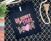 Oh honey i am that mom pink and checkered 27595 DTF transfer