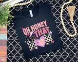 Oh honey i am that mom pink and checkered 27595 DTF transfer