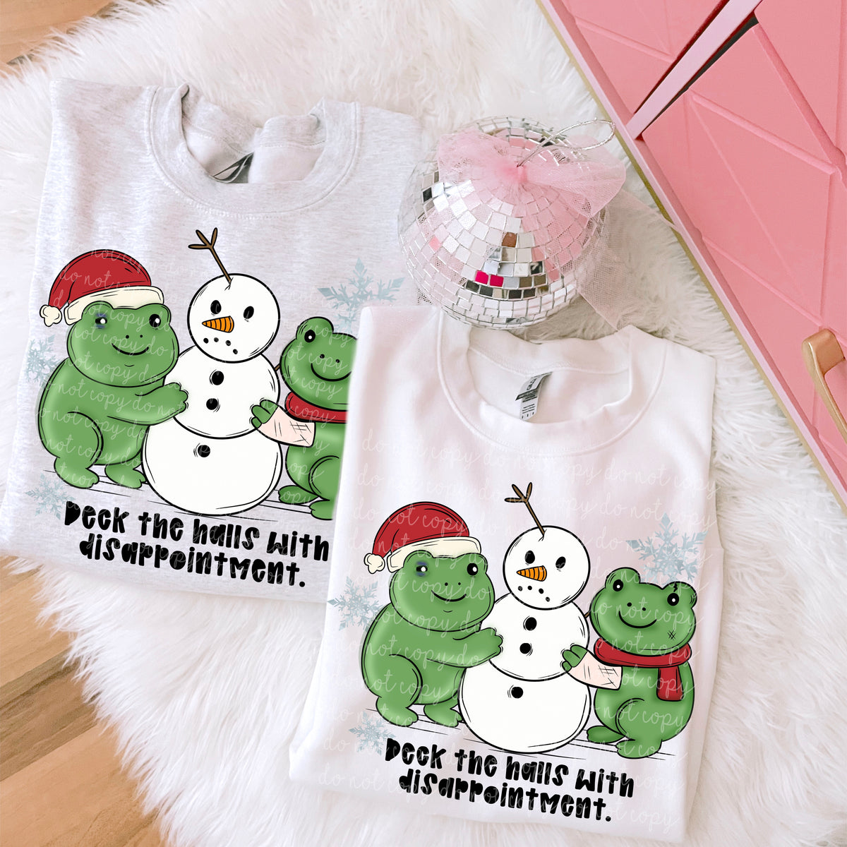 Deck the Halls with disappointment (MMD) DTF Transfer