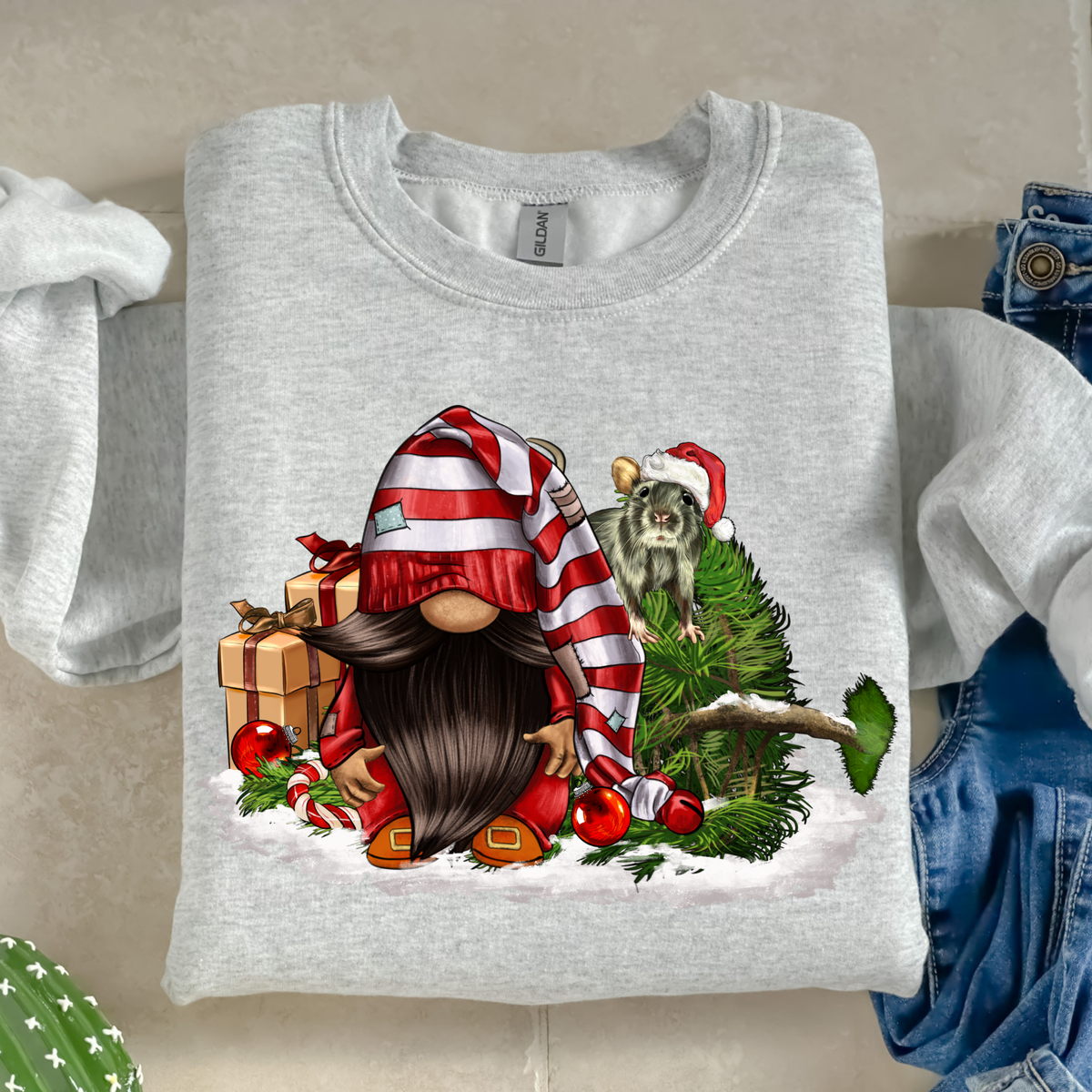 Gnome Christmas-38515-DTF transfer