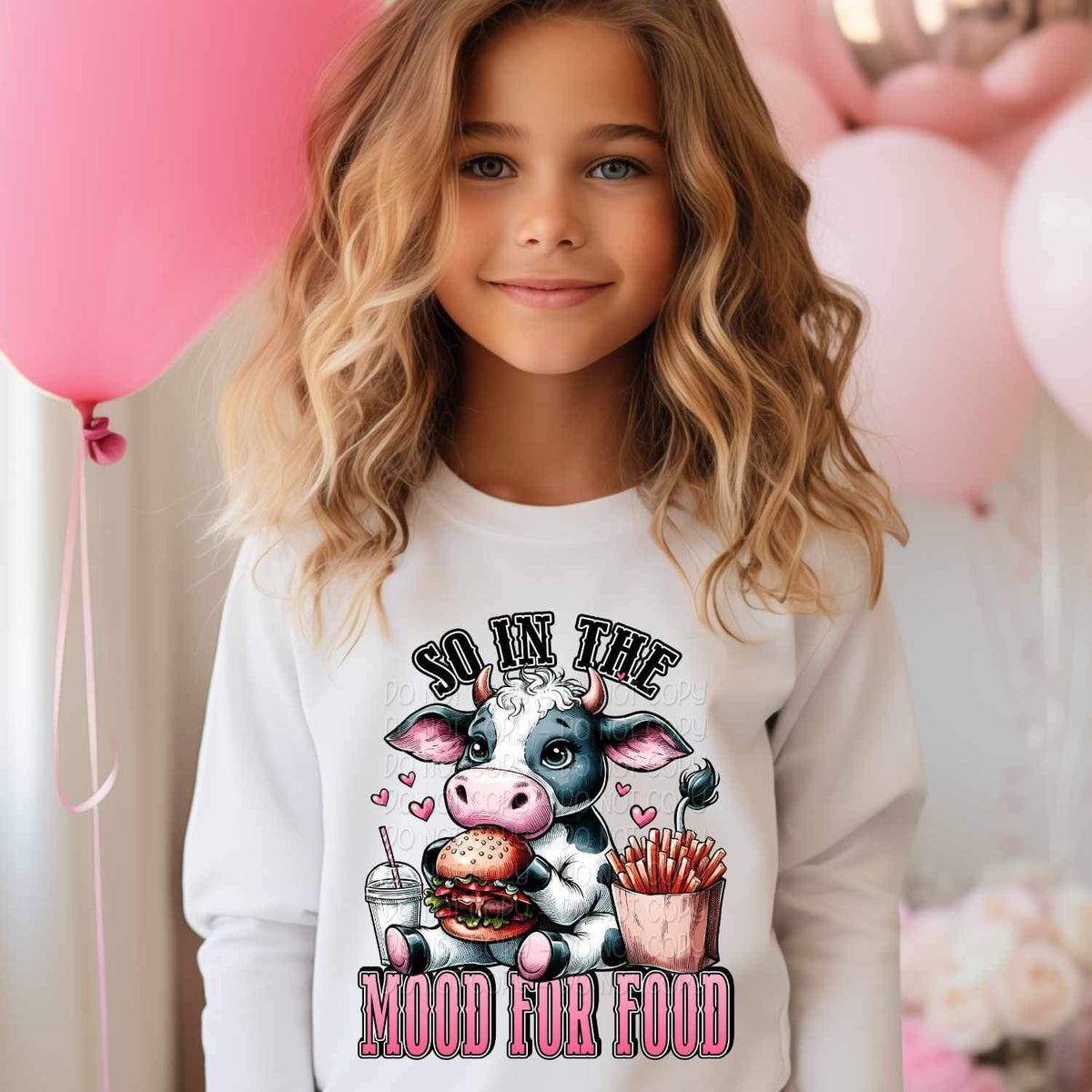 So in the mood for food cow 19233 DTF TRANSFER