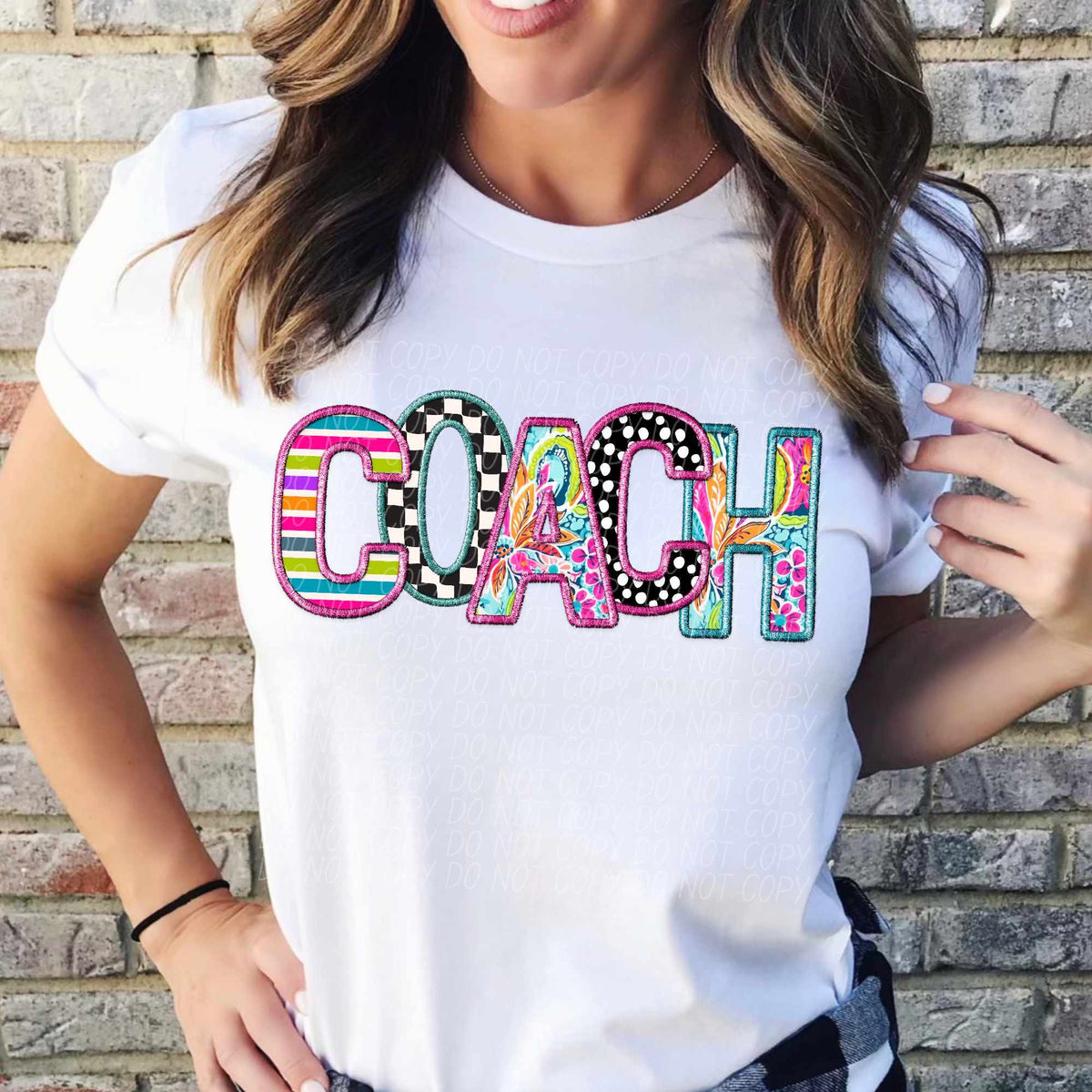 Coach colorful patterns (CITY) 37834 DTF transfer