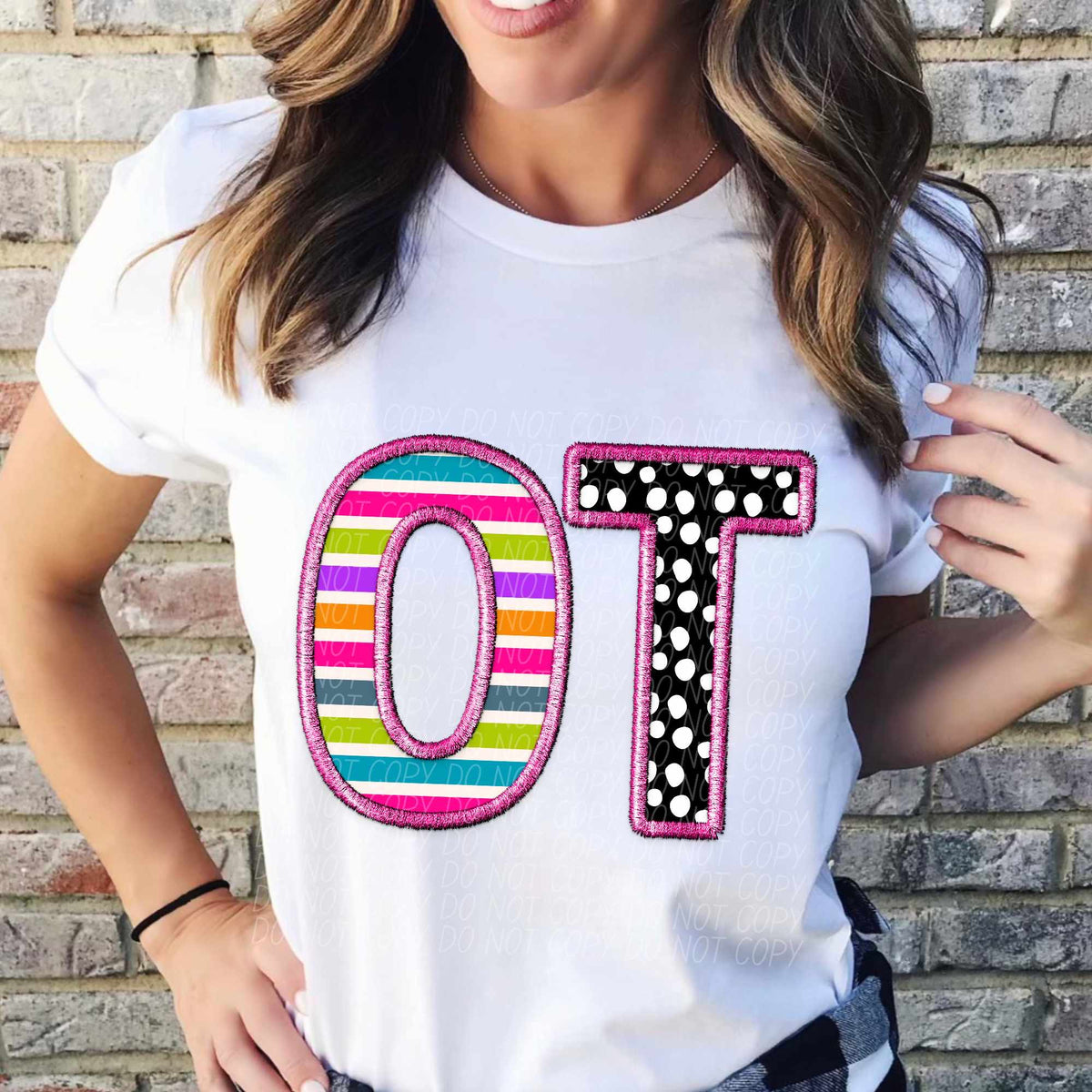 OT colorful patterns (CITY) 37833 DTF transfer