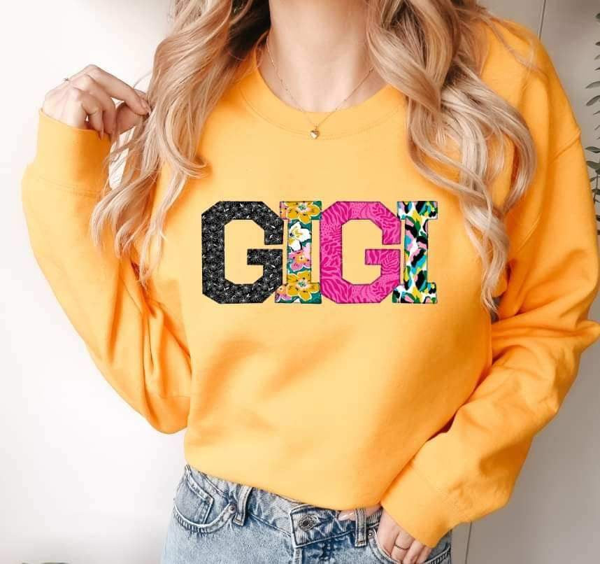 Gigi patterned print 19292 DTF TRANSFER