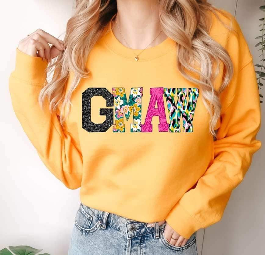 Gmaw patterned print 19291 DTF TRANSFER