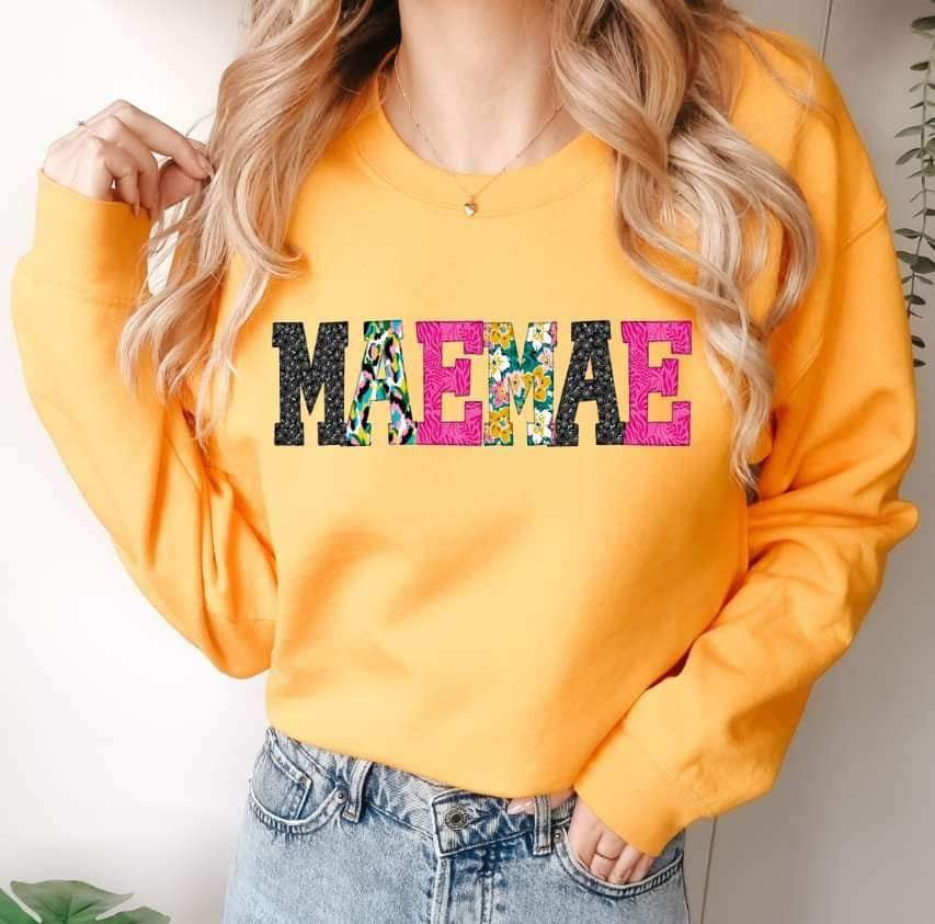 Maemae patterned print 19289 DTF TRANSFER