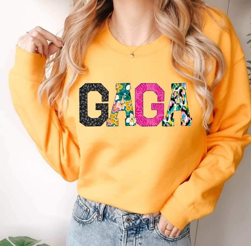 Gaga patterned print 19287 DTF TRANSFER