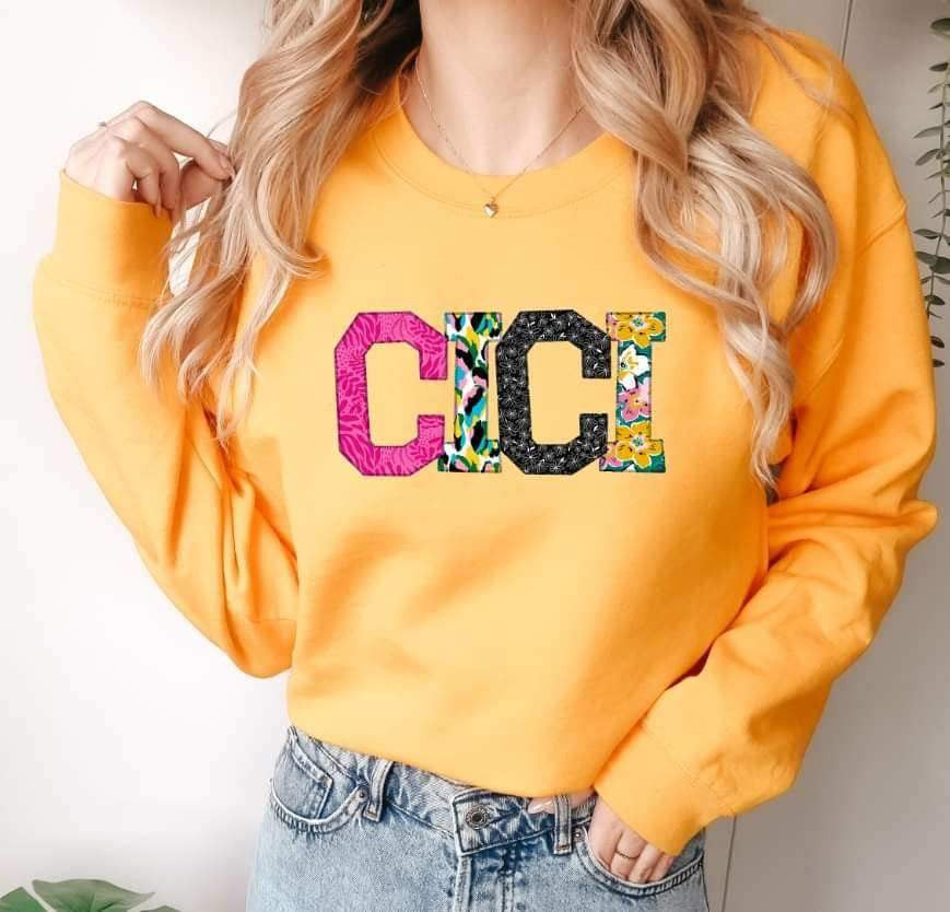 Cici patterned print 19286 DTF TRANSFER