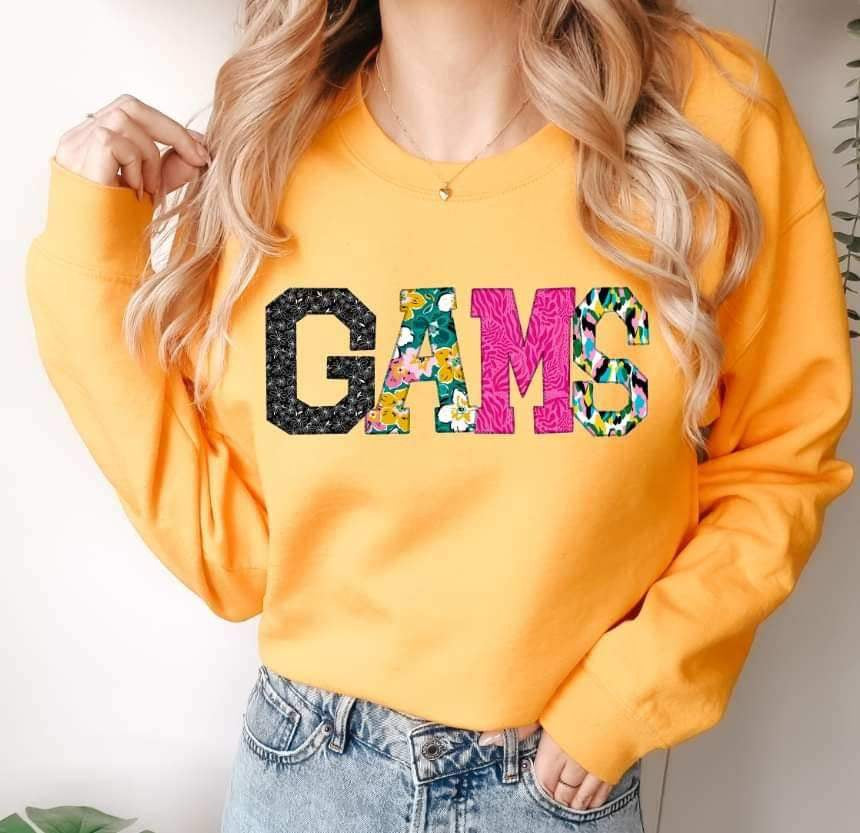 Gams patterned print 19280 DTF TRANSFER