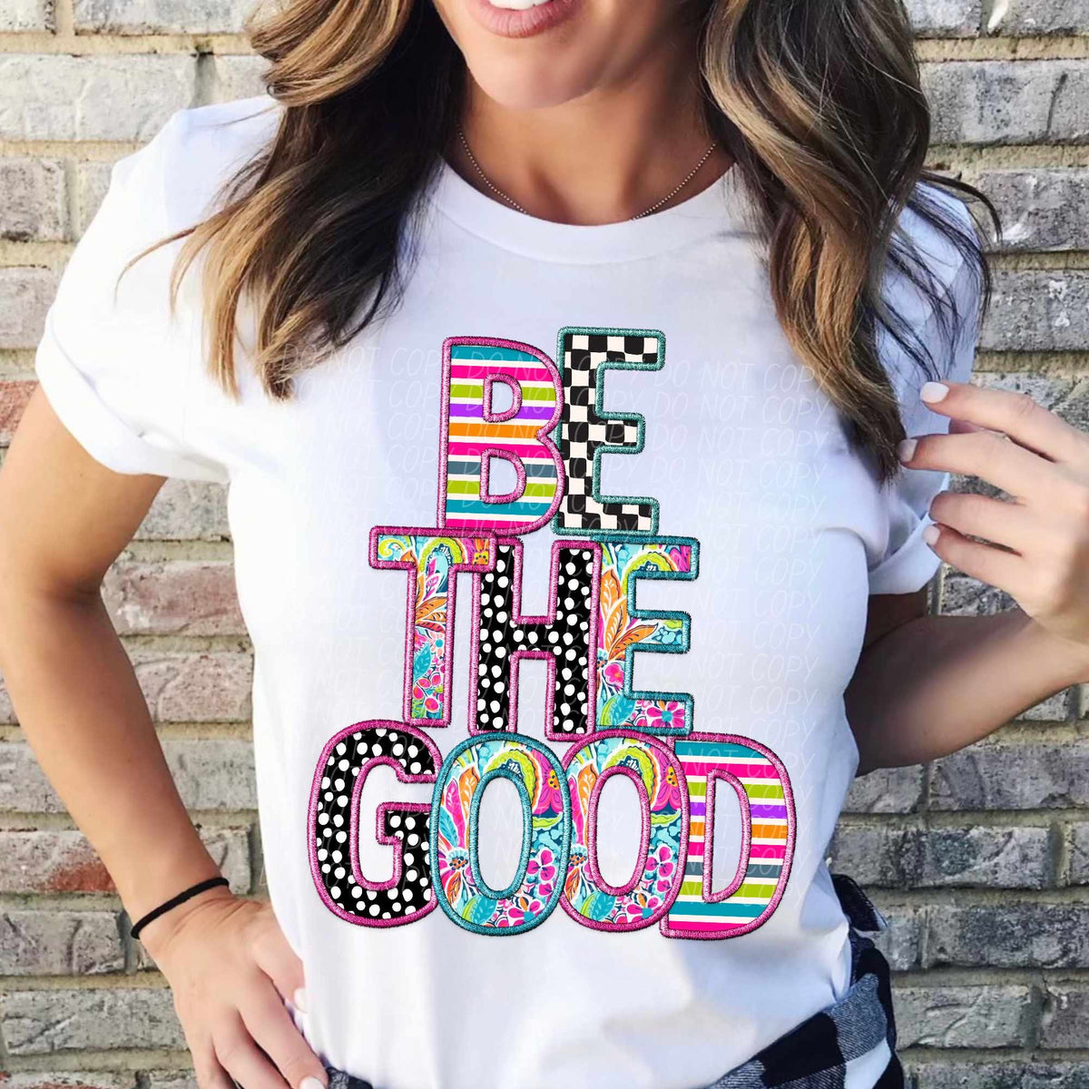 Be the good colorful patterns (CITY) 37848 DTF transfer