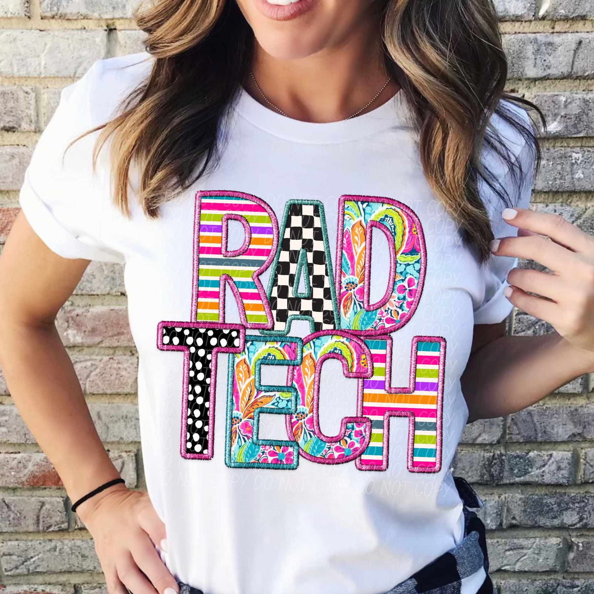 Rad tech colorful patterns (CITY) 37798 DTF transfer