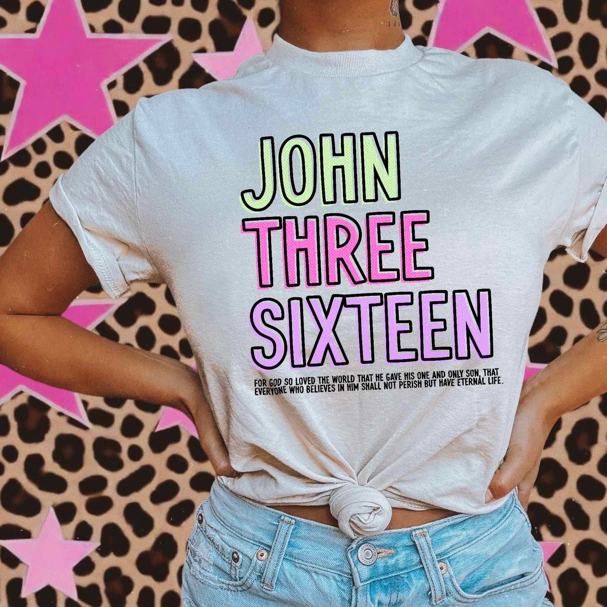 John three sixteen pastel (SAL) 37869 DTF transfer