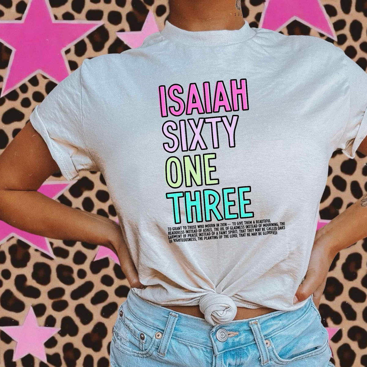 Isaiah sixty one three pastel (SAL) 37882 DTF transfer