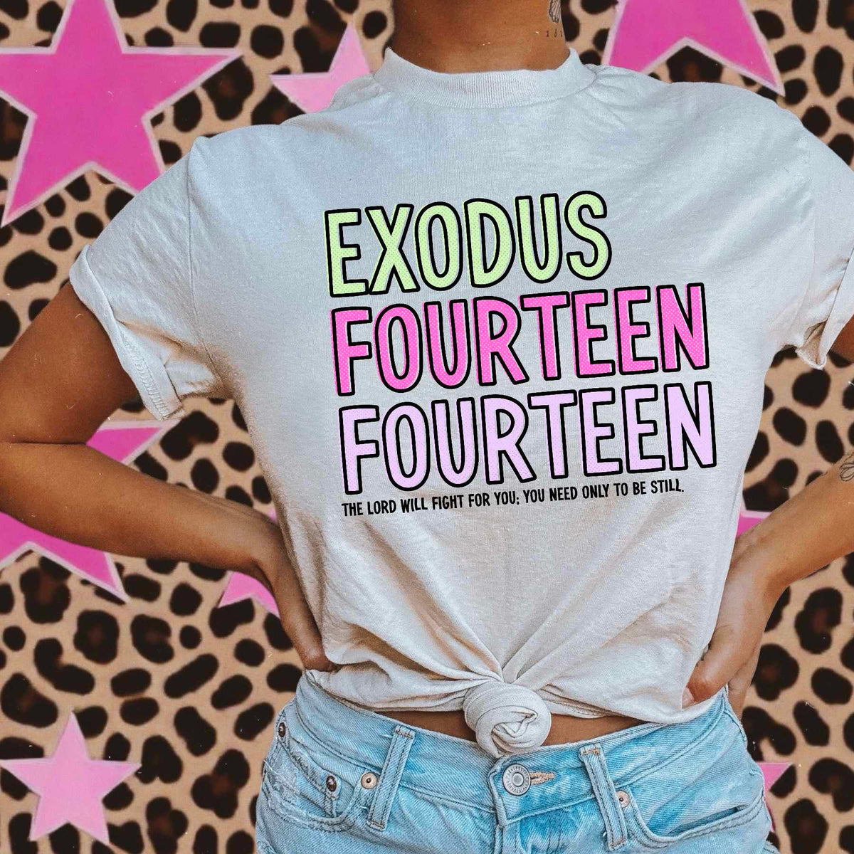 Exodus fourteen fourteen pastel (SAL) 37880 DTF transfer