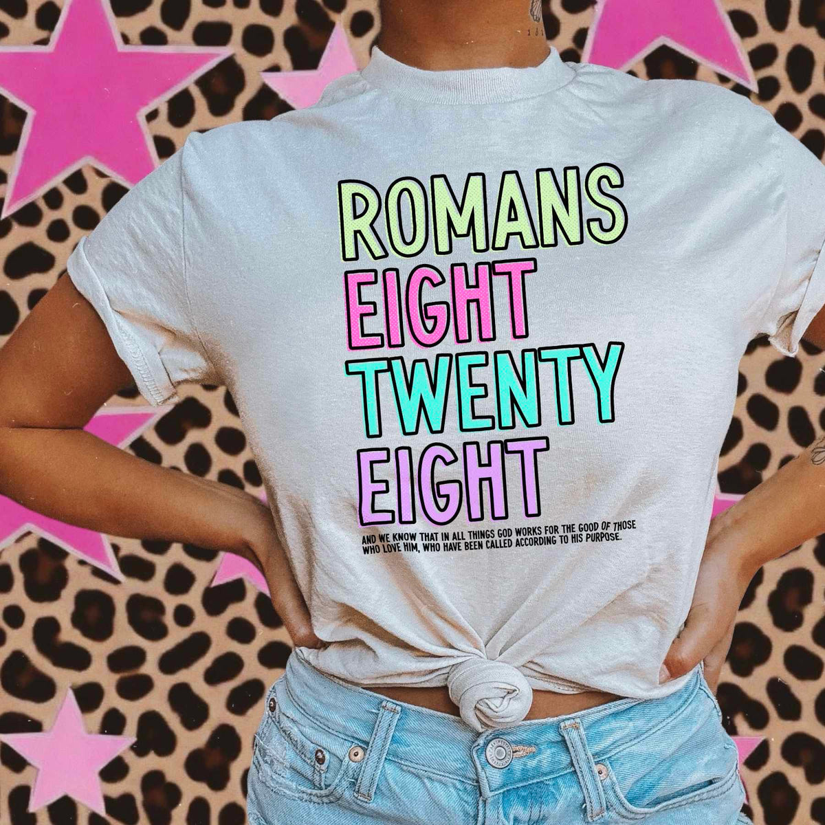 Romans eight twenty eight (SAL) 37873 DTF transfer