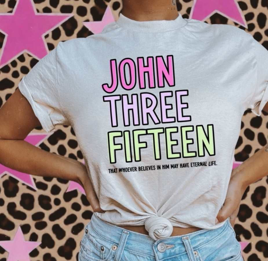 John three fifteen pastel (SAL) 37868 DTF transfer