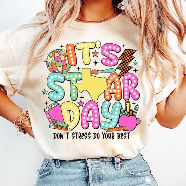 It’s star day don’t stress do your best TEXAS 27623 DTF transfer