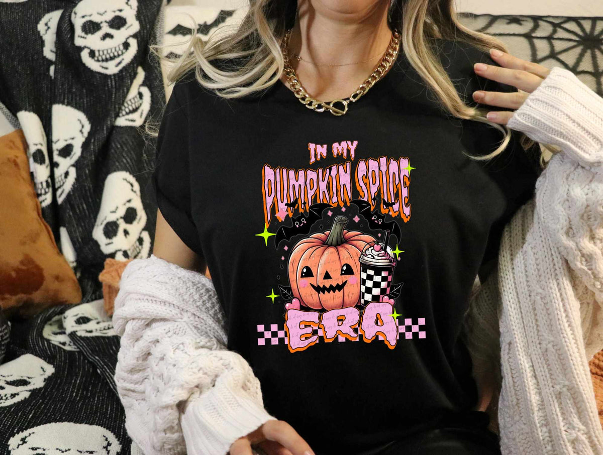 In my pumpkin spice era pink font pumpkin 39098 DTF transfer