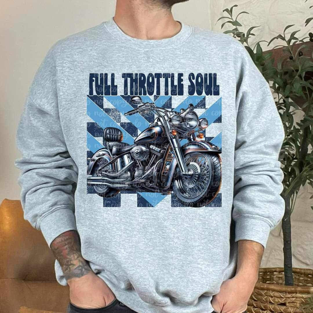 Full throttle soul motorcycle (VIRGO) 19331 DTF Transfer