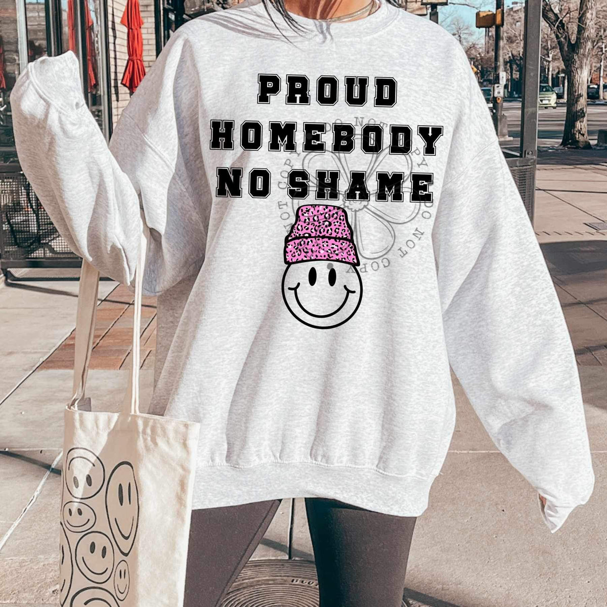 Proud homebody no shame smiley (VIRGO) 19316 DTF Transfer