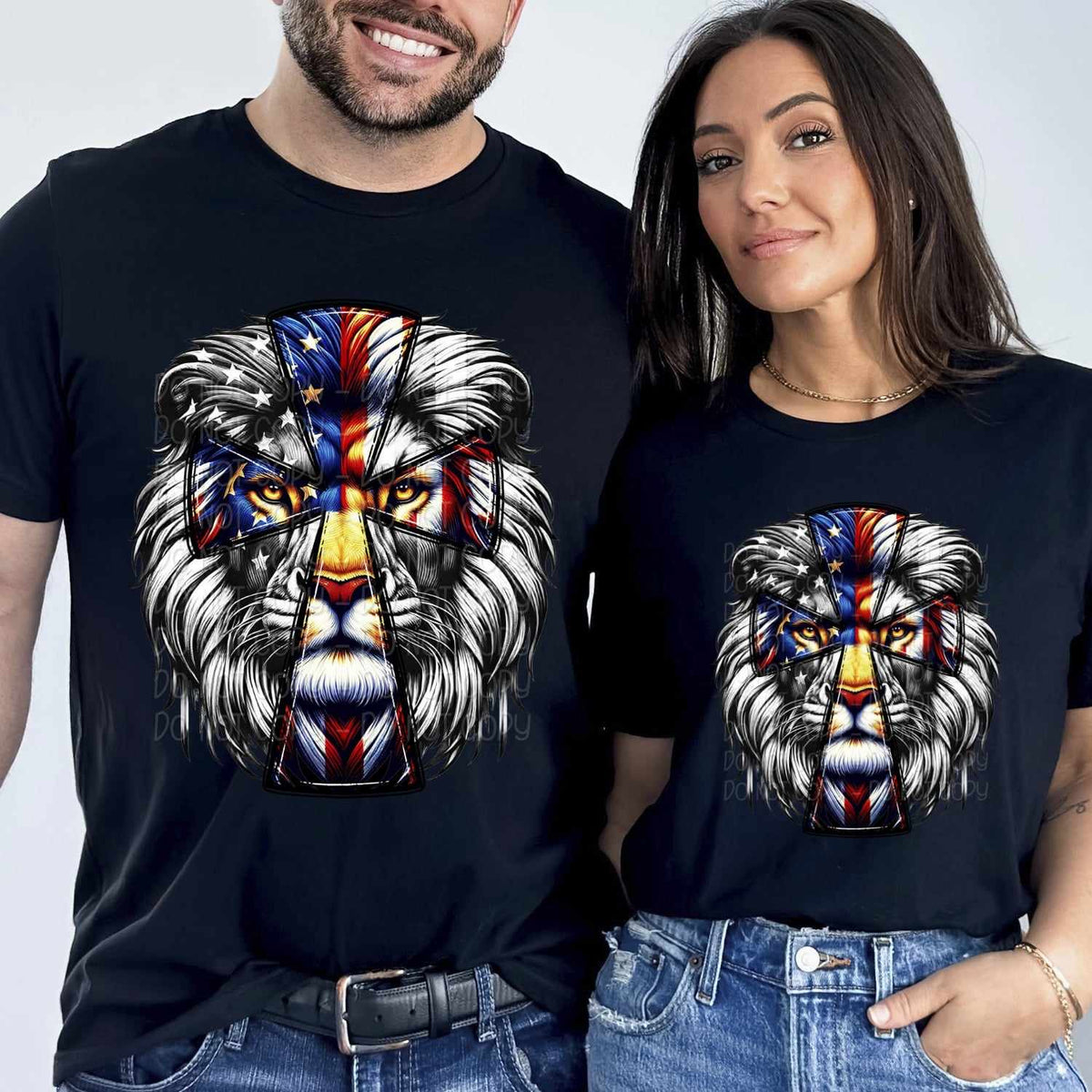 Patriotic lion 27677 DTF transfer
