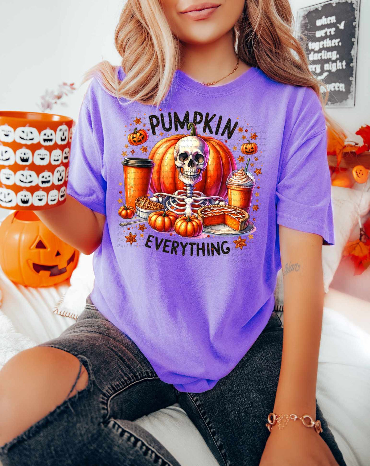Pumpkin everything 39093 DTF transfer