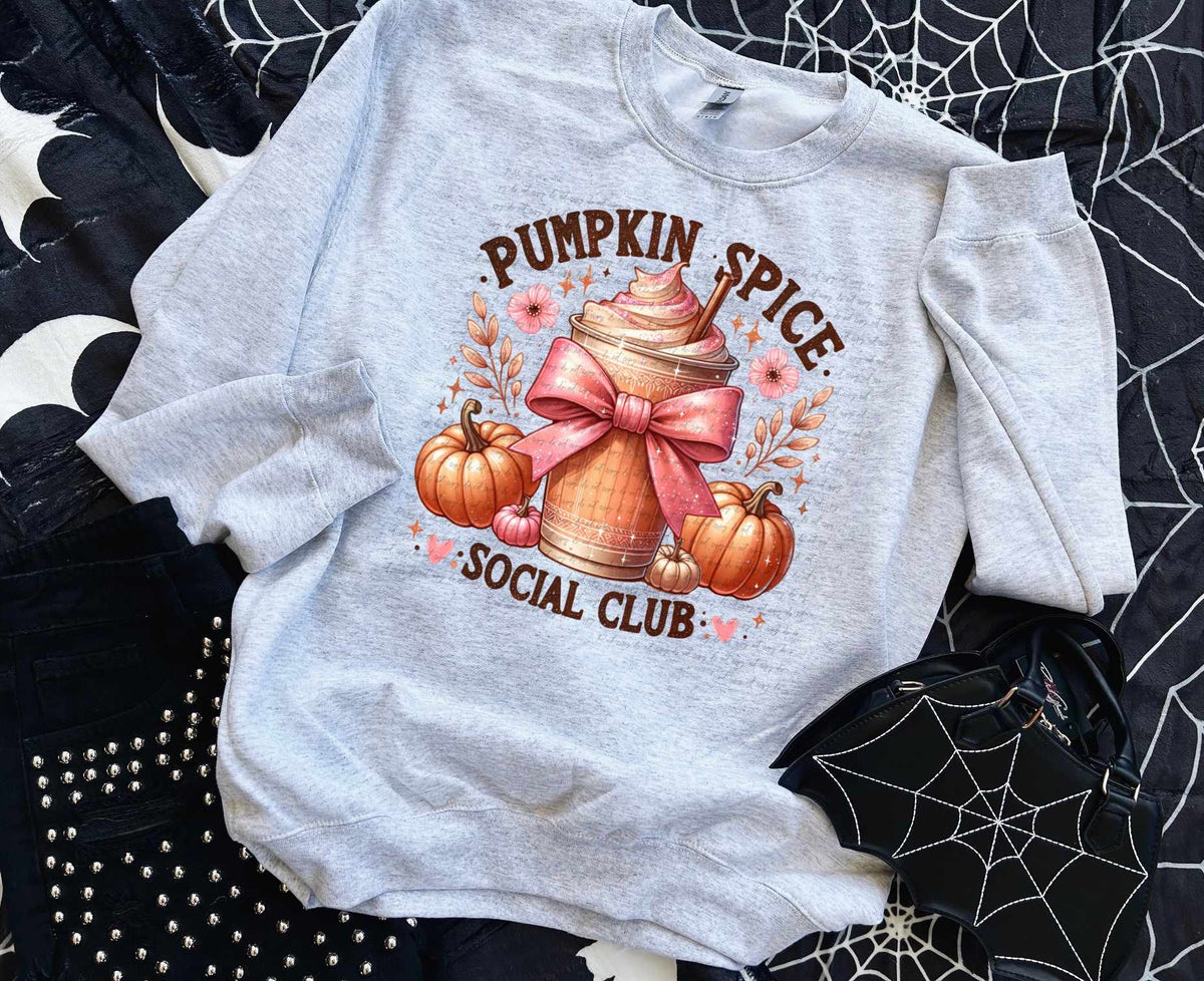 Pumpkin spice social club 39085 DTF transfer