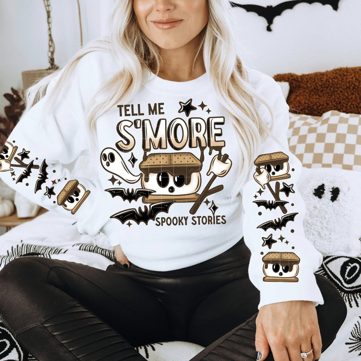 Spooky Stories smore (front only) CSC DTF transfer