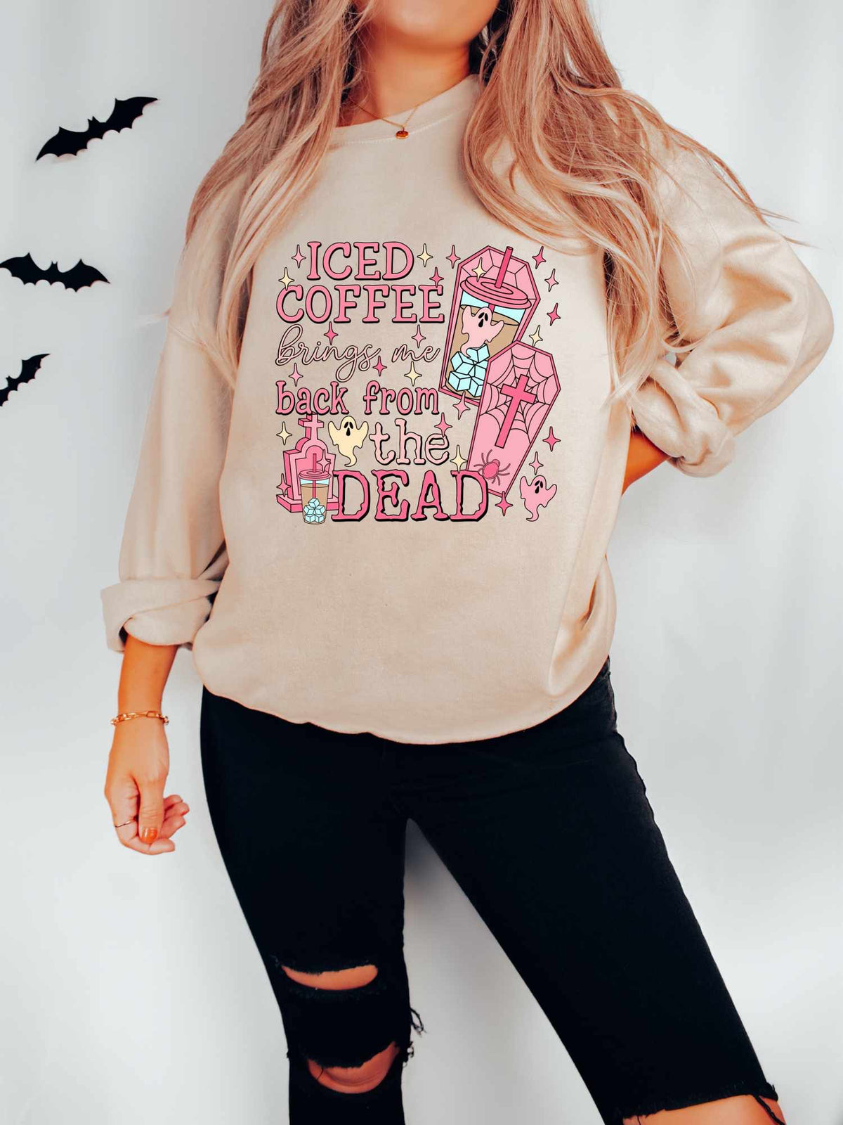 Iced coffee bring from the dead from the dead 39075 DTF transfer
