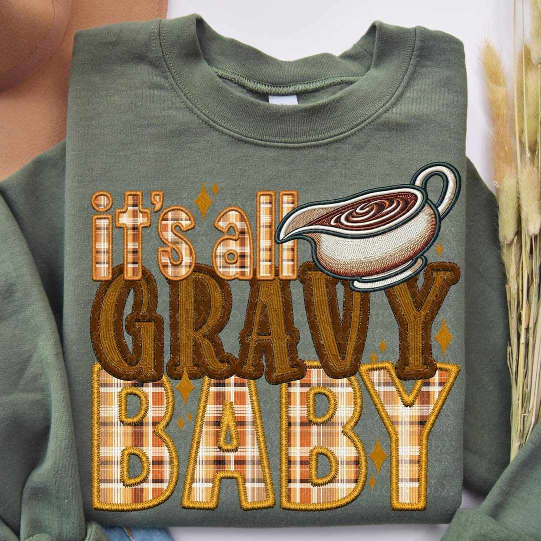 It’s all gravy baby 60412 DTF transfer