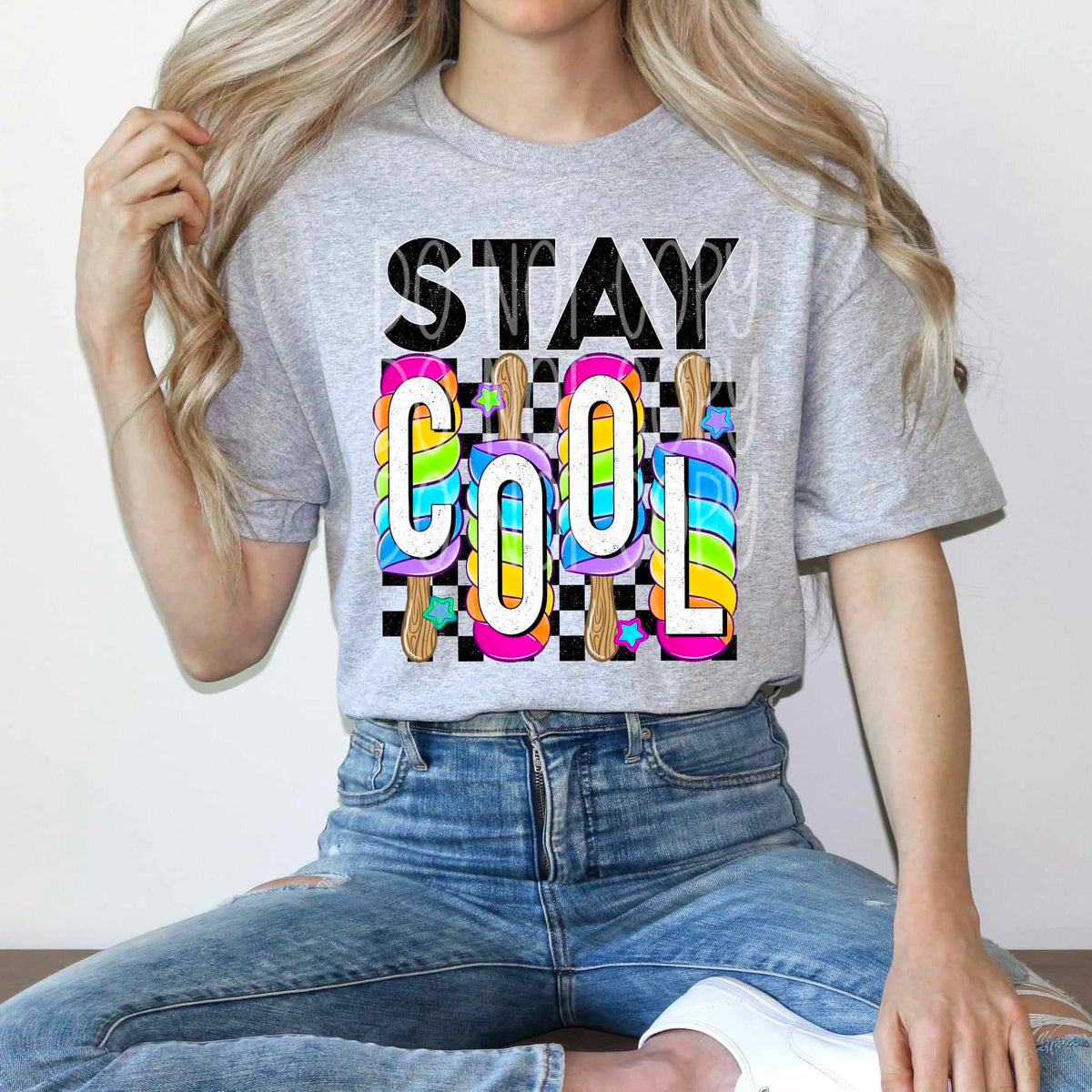 Stay cool popsicles 27735 DTF transfer