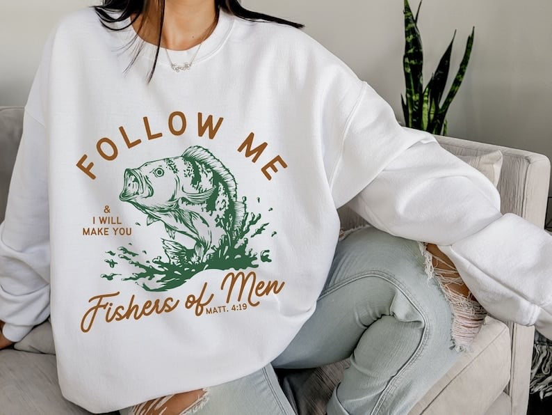 Follow me & i will make you fishers of men matt 4:19 27724 DTF transfer