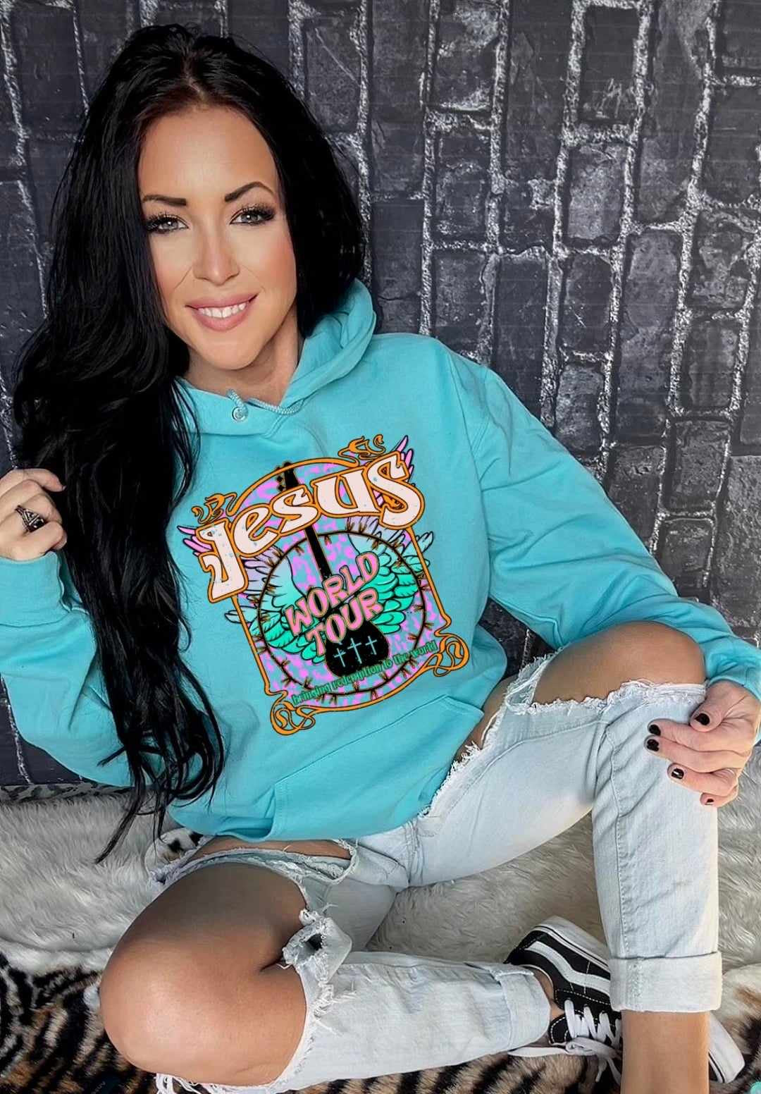 Jesus world tour 27712 DTF transfer