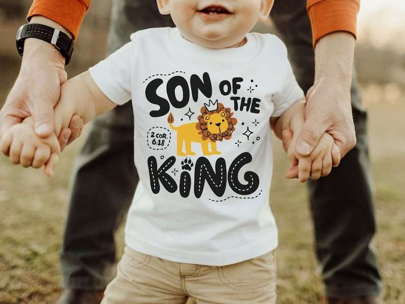 Son of the king lion 27790 DTF transfer
