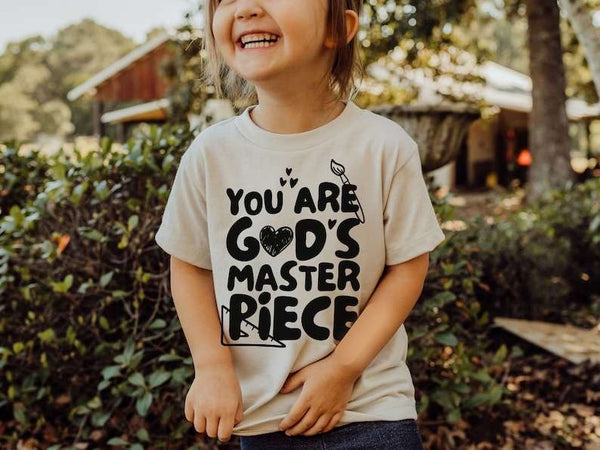 You are gods masterpiece BLACK 27776 DTF transfer