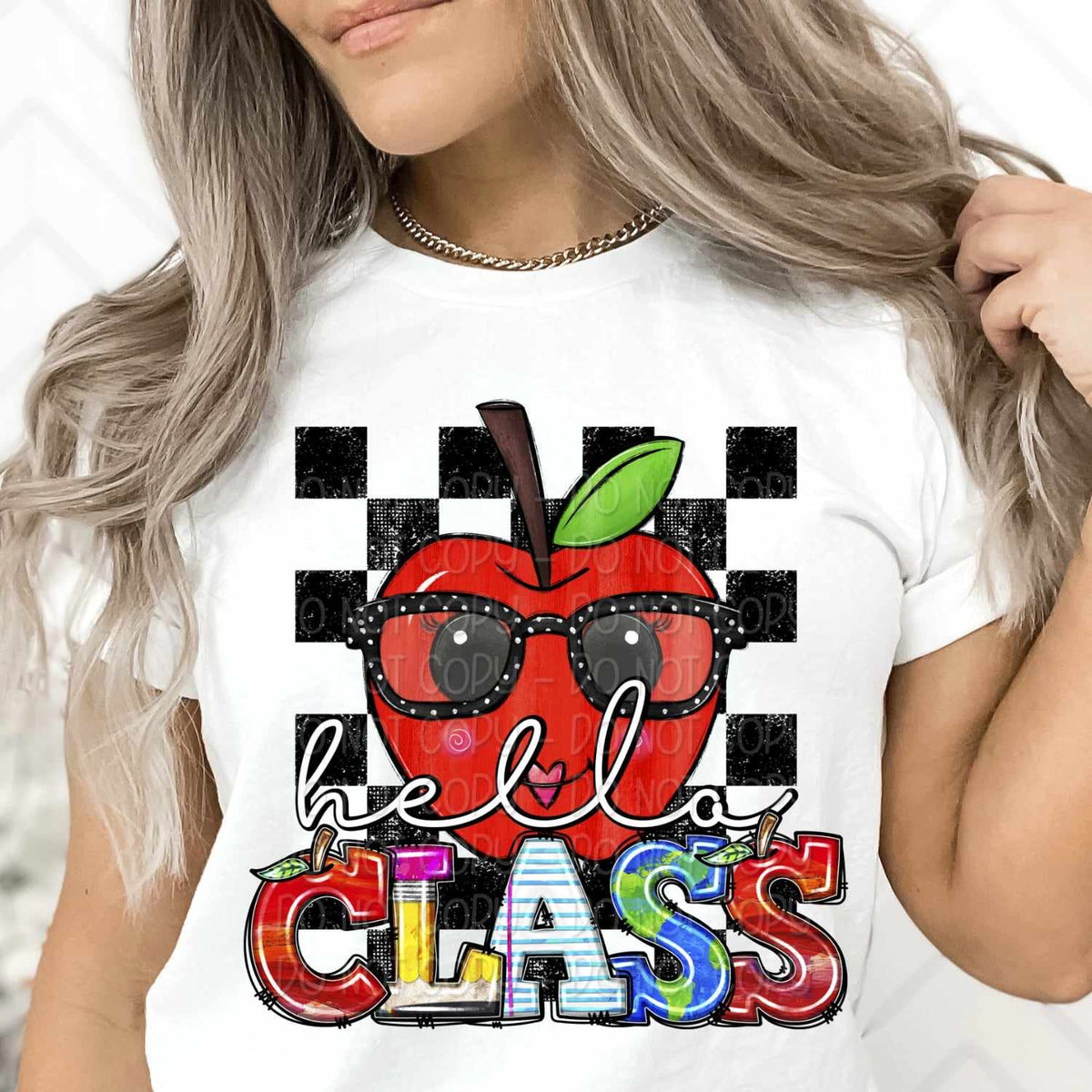 Hello class exclusive 37921 DTF transfer