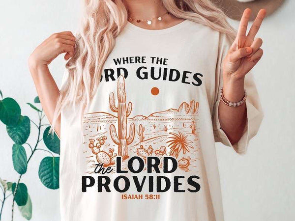 Where the lord guides the lord provides 27771 DTF transfer