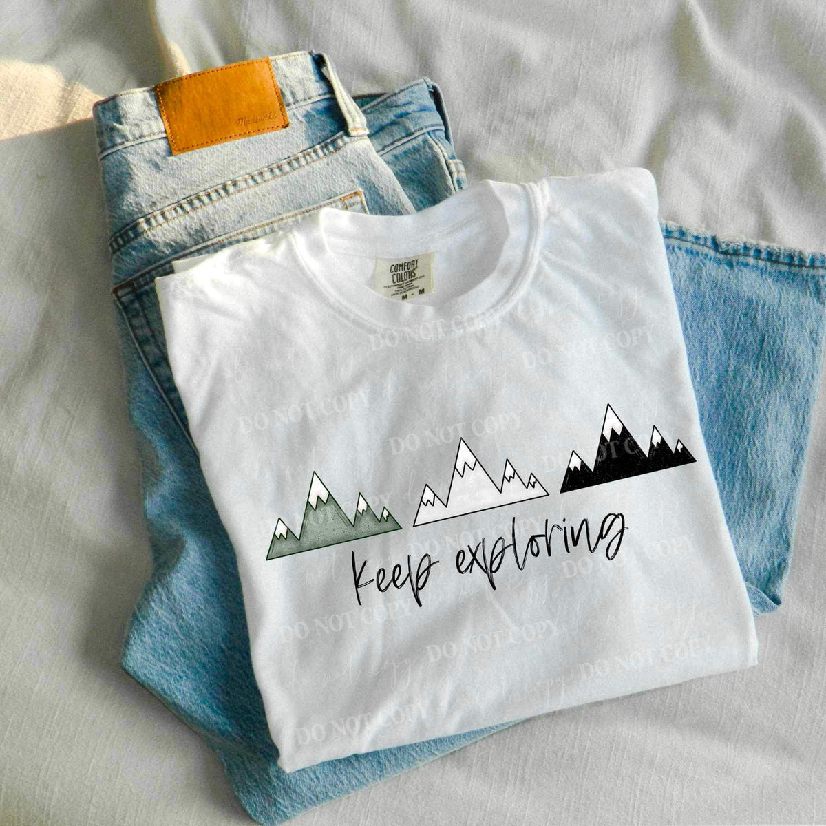 Keep exploring mountains 19508 DTF Transf